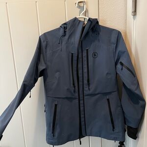 Women’s Gortex Backcountry Blue Hooded Jacket
